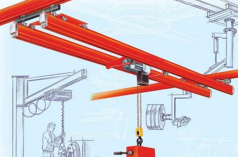 鋁合金KBK軌道起重機